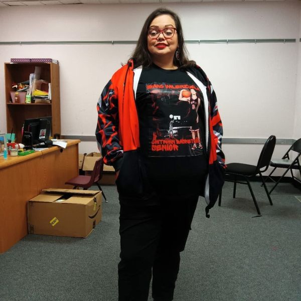 GHC Student Vanessa Mills standing in a classroom or office